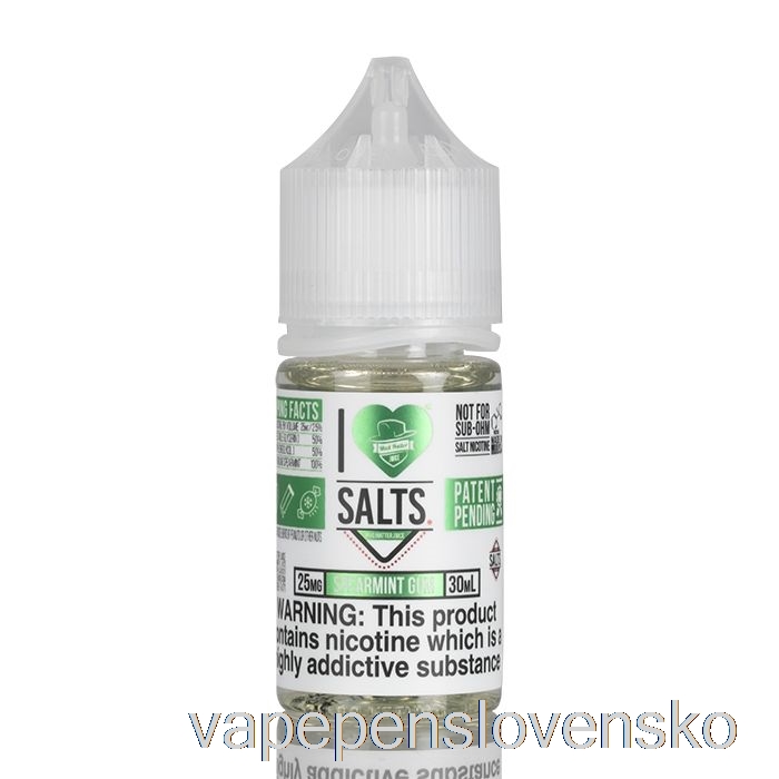 Mätová Guma - Milujem Soli - 30 Ml 25 Mg Vape Bez Nikotinu